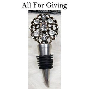 Vintage Medallion Wine Bottle Stopper NWT